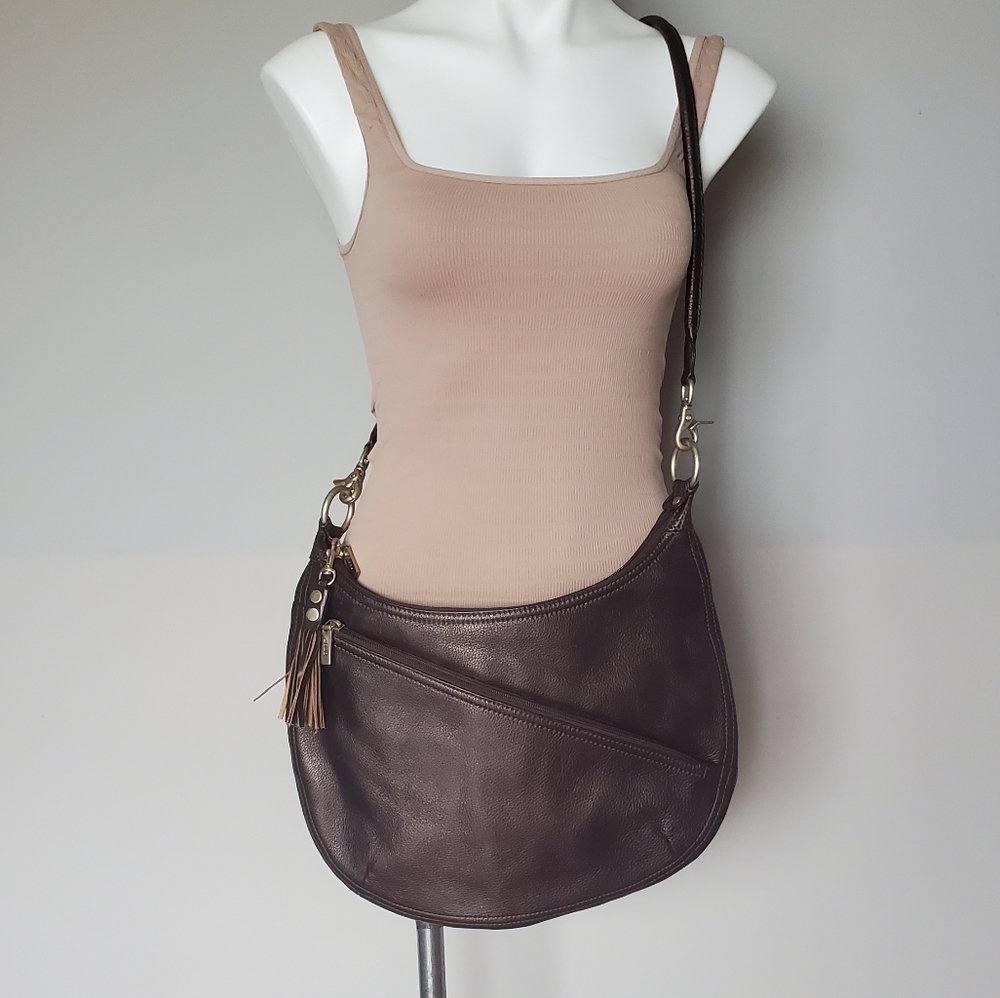Hobo International Convertible Crossbody Shoulder Leather Bag
